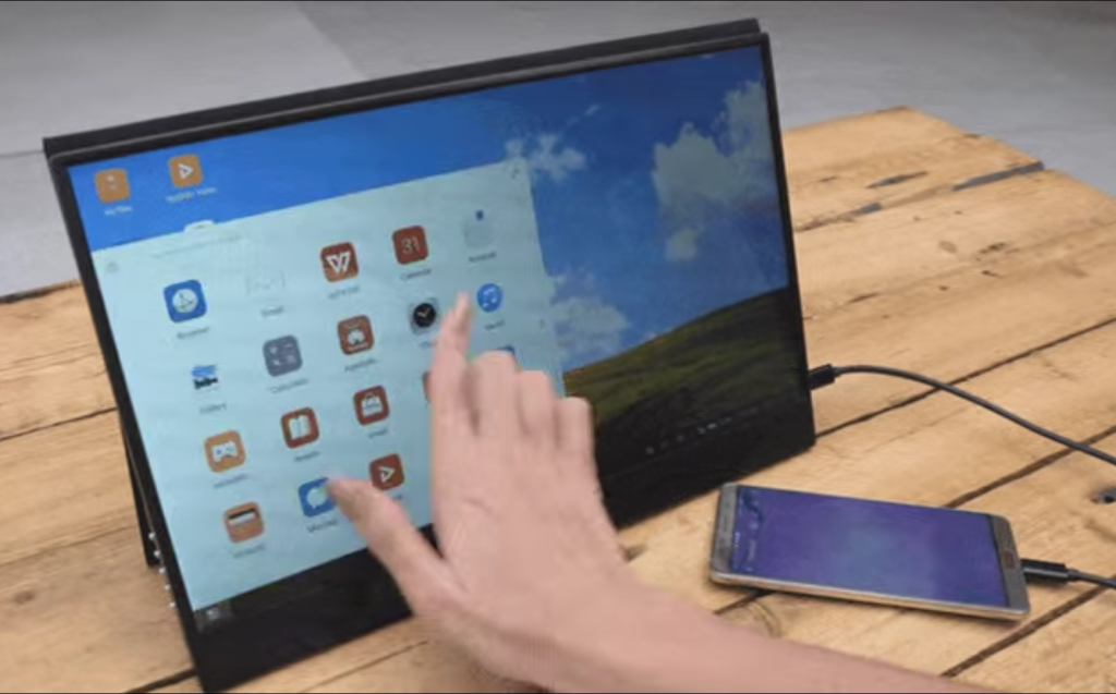 Desklab Ultralight Portable K Touchscreen Monitor