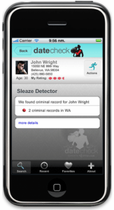 Intelius Date Check for iPhone and Android Devices- Personal Date Police 2