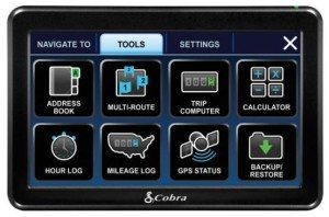 Cobra 7750 Platinum 7-inch nav unit for truck drivers 2