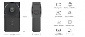 Yi 360 VR Camera is tiny but powerful