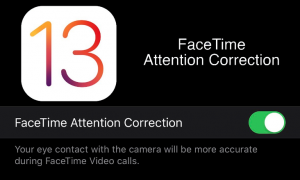 FaceTime Attention Correction