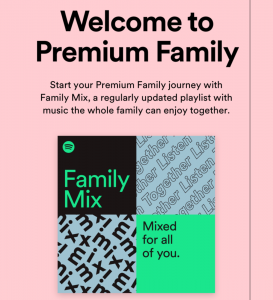 how to make spotify family plan