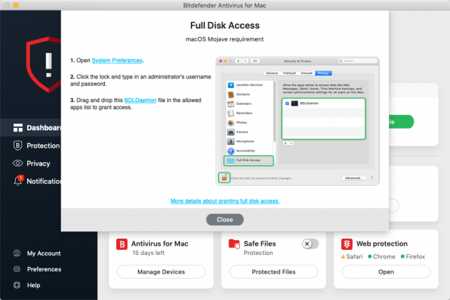bitdefender free antivirus for mac review