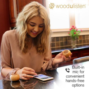 Woodulisten TWS Speakers - Built-In Mic for Hands-Free Calls