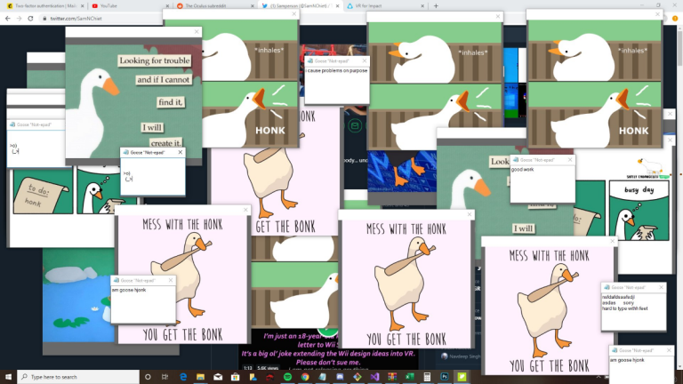 untitled goose game desktop