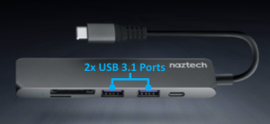 2. Naztech USB-C Hub Adapter (5)