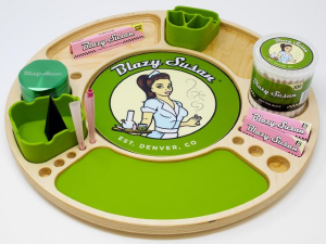 2. Blazy Susan Spinning Rolling Tray (7)