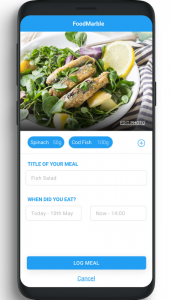 FoodMarble App - Log Your Foods