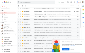 Gmail's interface