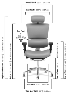 X-Chair X4 Leather Executive Chair