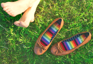 Rainbow FLAT SOCKS