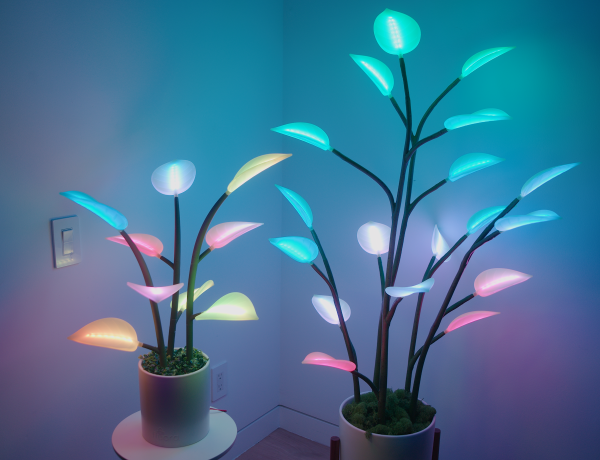 Fluora Mini – App-enabled Smart LED Illuminated Floor Plant