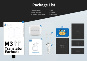 Timekettle M3 – Smart Language Translator Earbuds