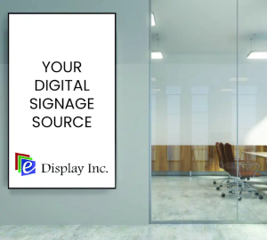 E-display Digital Signage for Hotels, Restaurants, & More