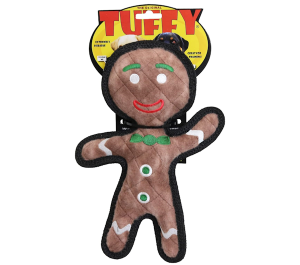 MyDogToy Tuffy Holiday Gingerbread Man