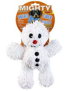 MyDogToy Mighty Microfiber Ball Medium Snowman