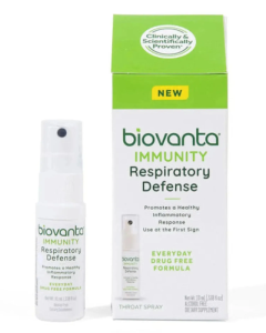 Biovanta Immunity Respiratory Defense Throat Spray