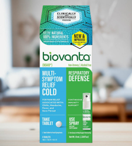 Biovanta Multi-Symptom Cold & Flu Relief and Defense Throat Spray