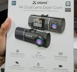 Atomi 4K Dual Lens Dash Cam