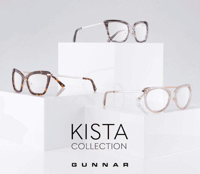 GUNNAR Optiks adds new Blue Light Computer Glasses to its Kista Collection