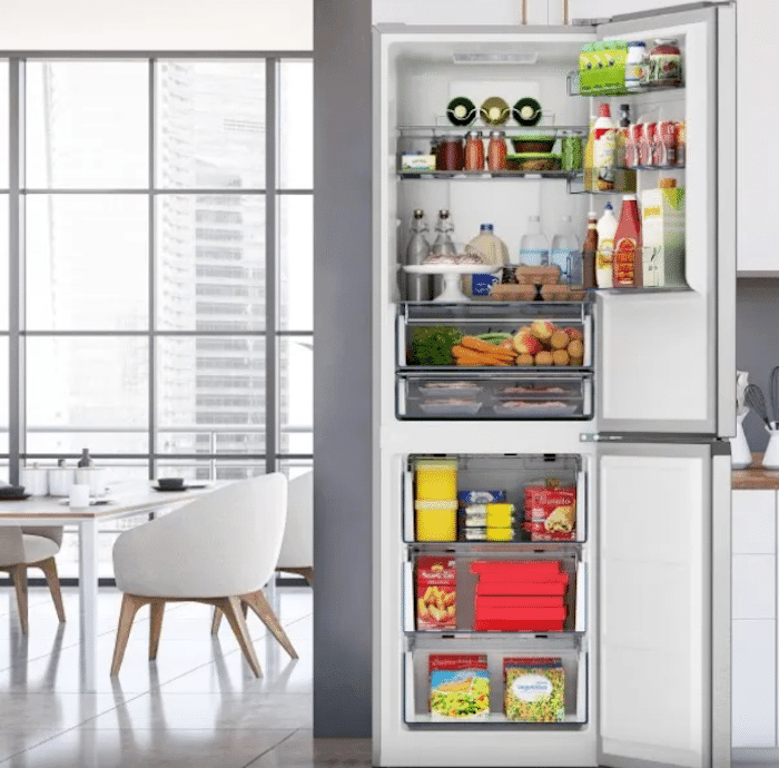 Sharp 24 in. Bottom-Freezer Counter-Depth Refrigerator (SJB1255GS)