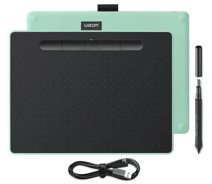 Wacom Intuos Medium Bluetooth Pistachio – Wireless Graphics Tablet