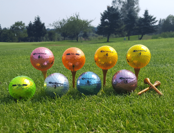 Chromax M5 Colored Golf Balls – High Visibility Colored Metallic Golf Balls
