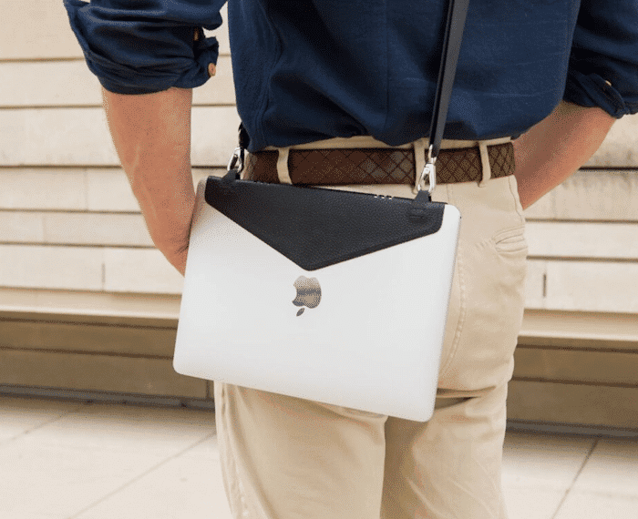 Free Agent Outfitters Laptop Strap – Adhesive Crossbody Laptop Carrier