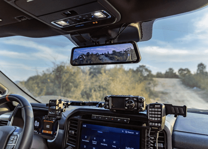 WOLFBOX G900 TriPro Bumper Version – 3-Channel 4K Mirror Dash Cam w/ Bumper View