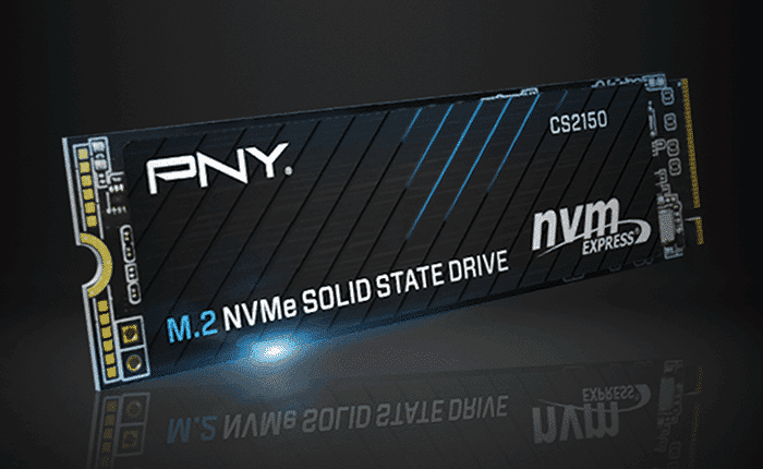 PNY CS2150 – M.2 NVMe Gen5 SSD (1–2TB) (10,300 / 8,600 MB/s)