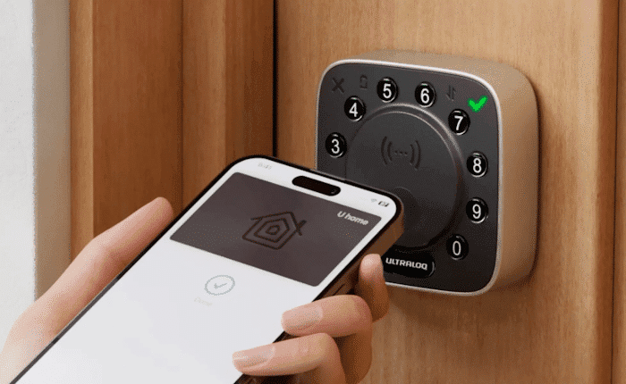 U-tec ULTRALOQ Bolt NFC – Smart Wi-Fi Deadbolt Lock w/ Apple Home Key