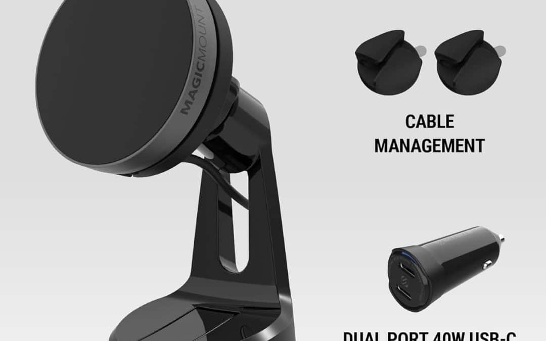Scosche MEQMRWD-SP MagicMount Qi2 15W Magnetic Wireless Charging Phone Mount Review