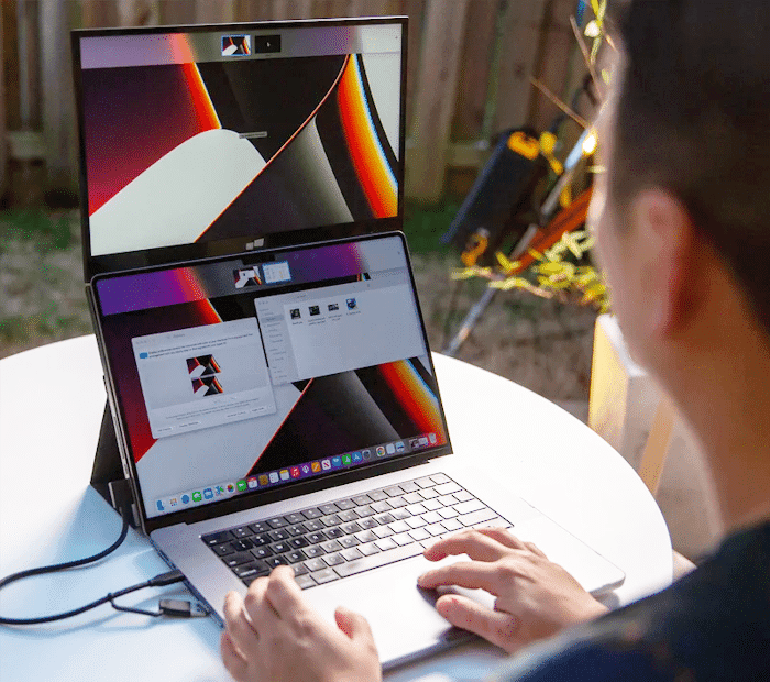 Mobile Pixels Duex Float 2 – 15.6″ 1080p FHD Portable Stacked Laptop Monitor