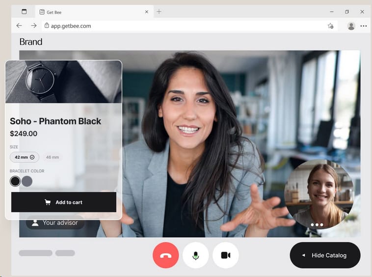 Live video sales
