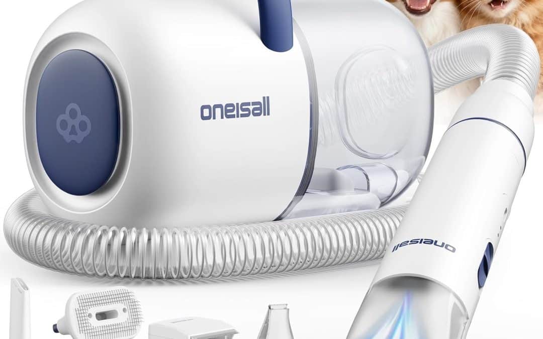 Oneisall Pet Grooming Vacuum Kit Solves Shedding at Home