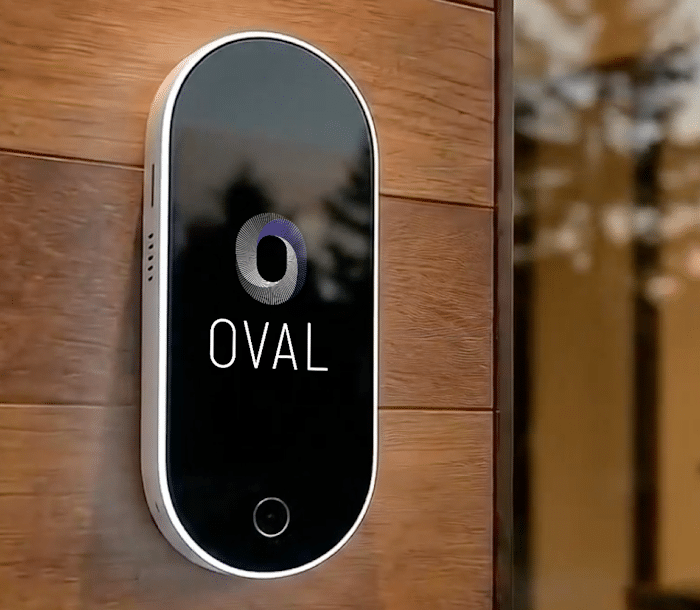 IRVINEi OVAL – AI Home Hub, Security System & Smart Wired Video Doorbell