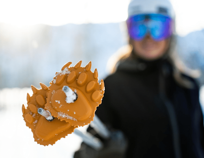 Stoke Tracks – Fully Biodegradable Animal Track-Shaped Ski Pole Baskets