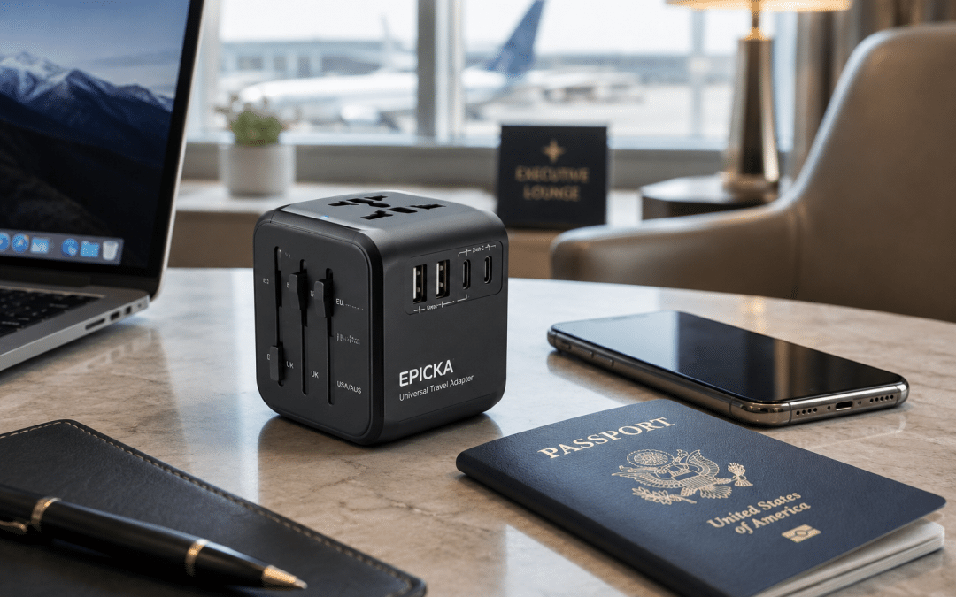 EPICKA Universal Travel Adapter Review: Smart GaN Power for Global Travel