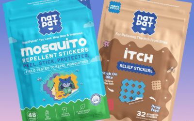 NATPAT Mosquito Repellent Stickers & Itch Relief Stickers Keep Insects at Bay