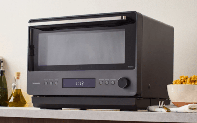 Panasonic Japanese Microwave NN-SF57RM Delivers Even Heating with No Guesswork